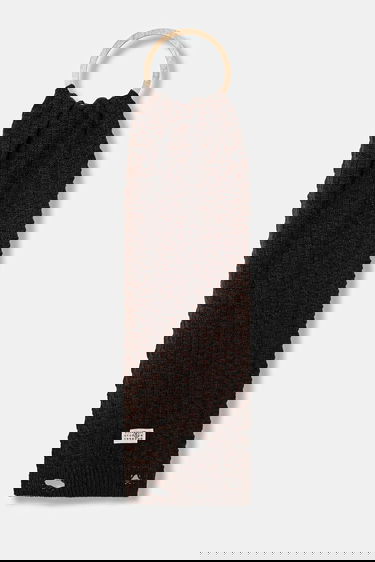 Šál Maison Margiela MM6 Maison Margiela Patterned Woolen Scarf Hnedá | SH2TE0005.M13174.961, 0