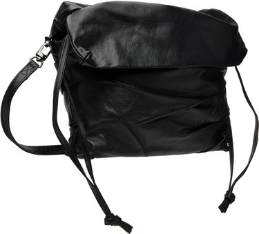 Taška cez rameno Yohji Yamamoto YOHJI YAMAMOTO Drape Leather Shoulder Bag Čierna | DP-I33-791, 1