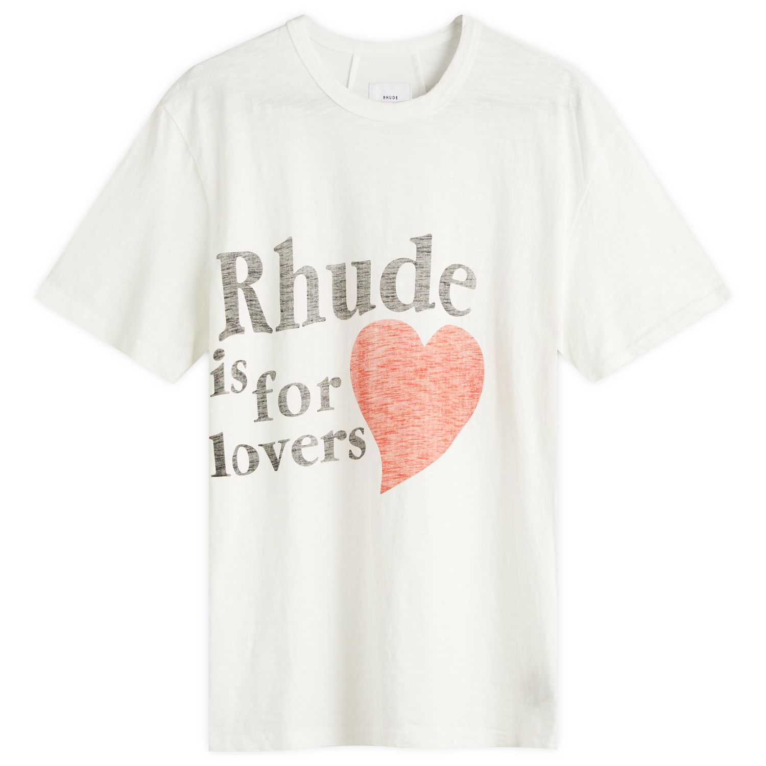 Tričko Rhude Lovers Short Sleeve T-Shirt, Size Large Biela | RHSS25TT240120053, 1