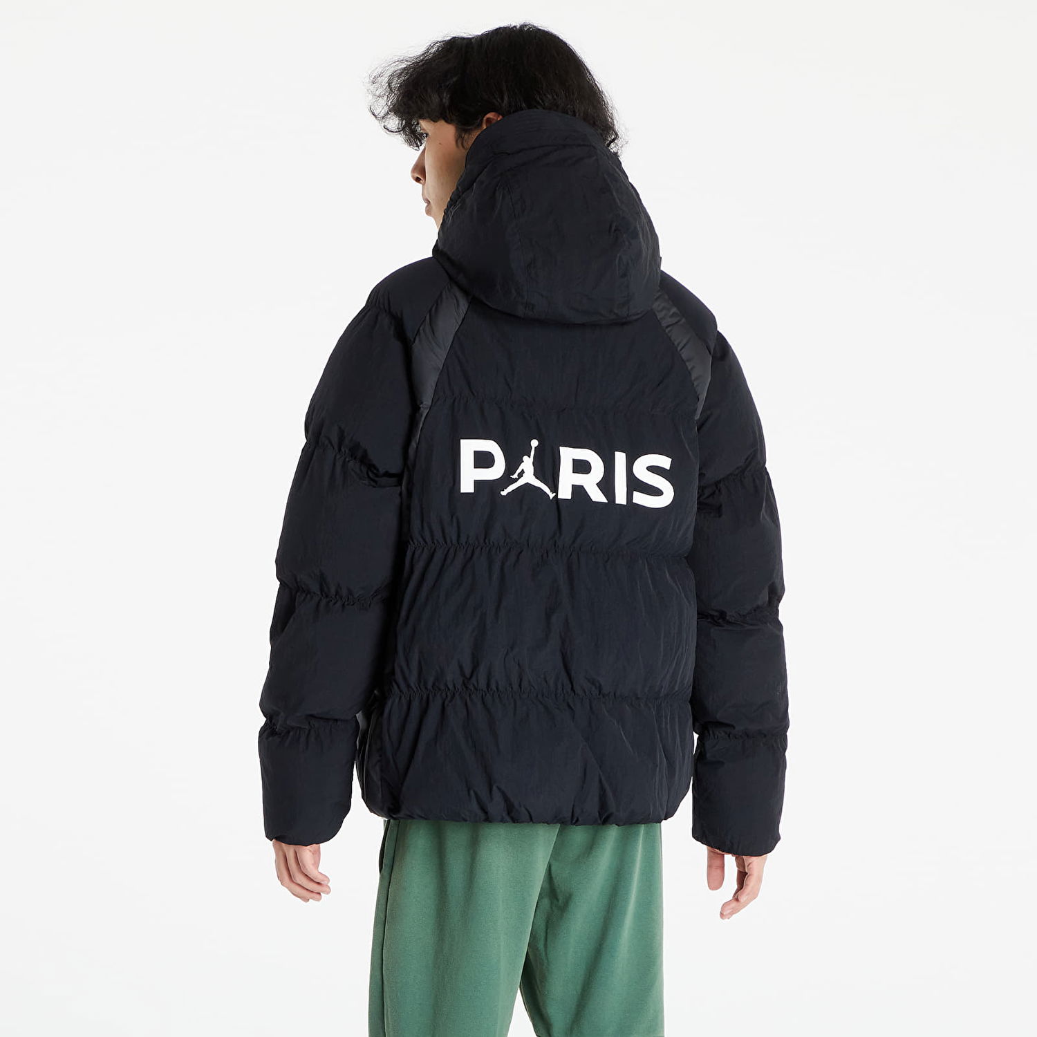 Prešívaná bunda Jordan Paris Saint-Germain Puffer Jacket Čierna | DB6494-010, 0