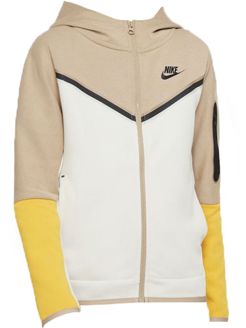 Mikina Nike Kids Sportswear Tech Fleece Hoodie Béžová | CU9223-247