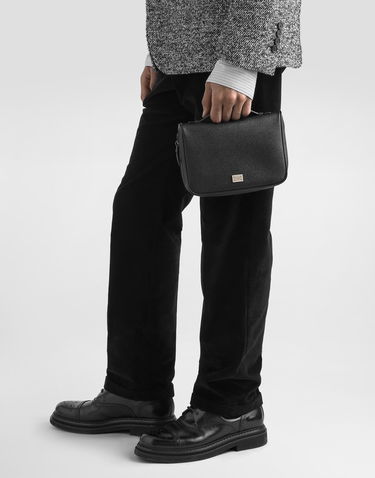 Cestovná taška Dolce & Gabbana Dolce & Gabbana Sicily Alpine Calfskin Necessaire Čierna | BP3412BG66280999, 1