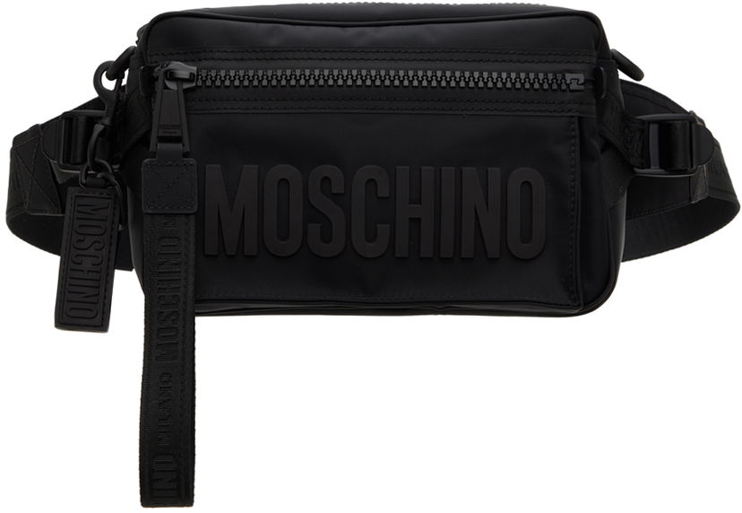 Ľadvinka Moschino Logo Bag Čierna | 7711 8220