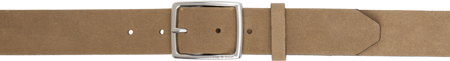 Opasok rag & bone Rag & Bone Rugged Suede Belt Béžová | MIA24FB1017SU17, 0