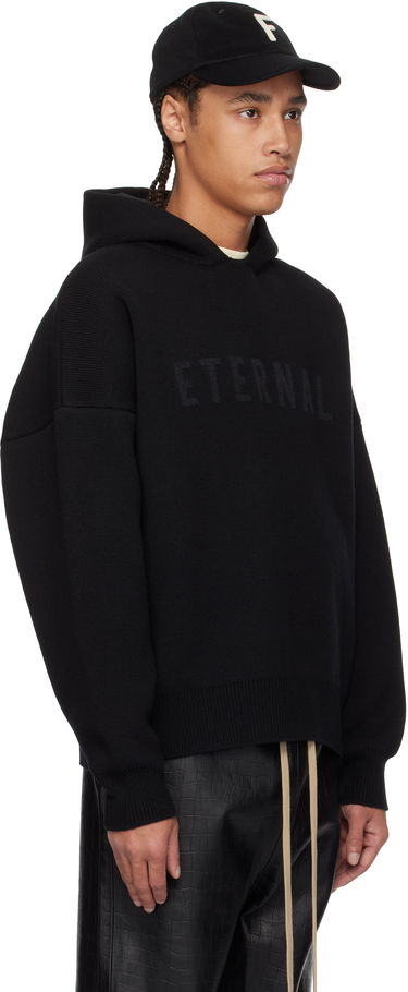 Sveter Fear of God Fear of God 'Eternal' Merino Knit Hoodie Čierna | FGE220-2031LAW, 1