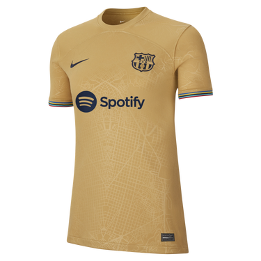 Dres Nike Dri-FIT FC Barcelona 2022/23 Stadium Away Jersey Béžová | DJ7770-716, 0