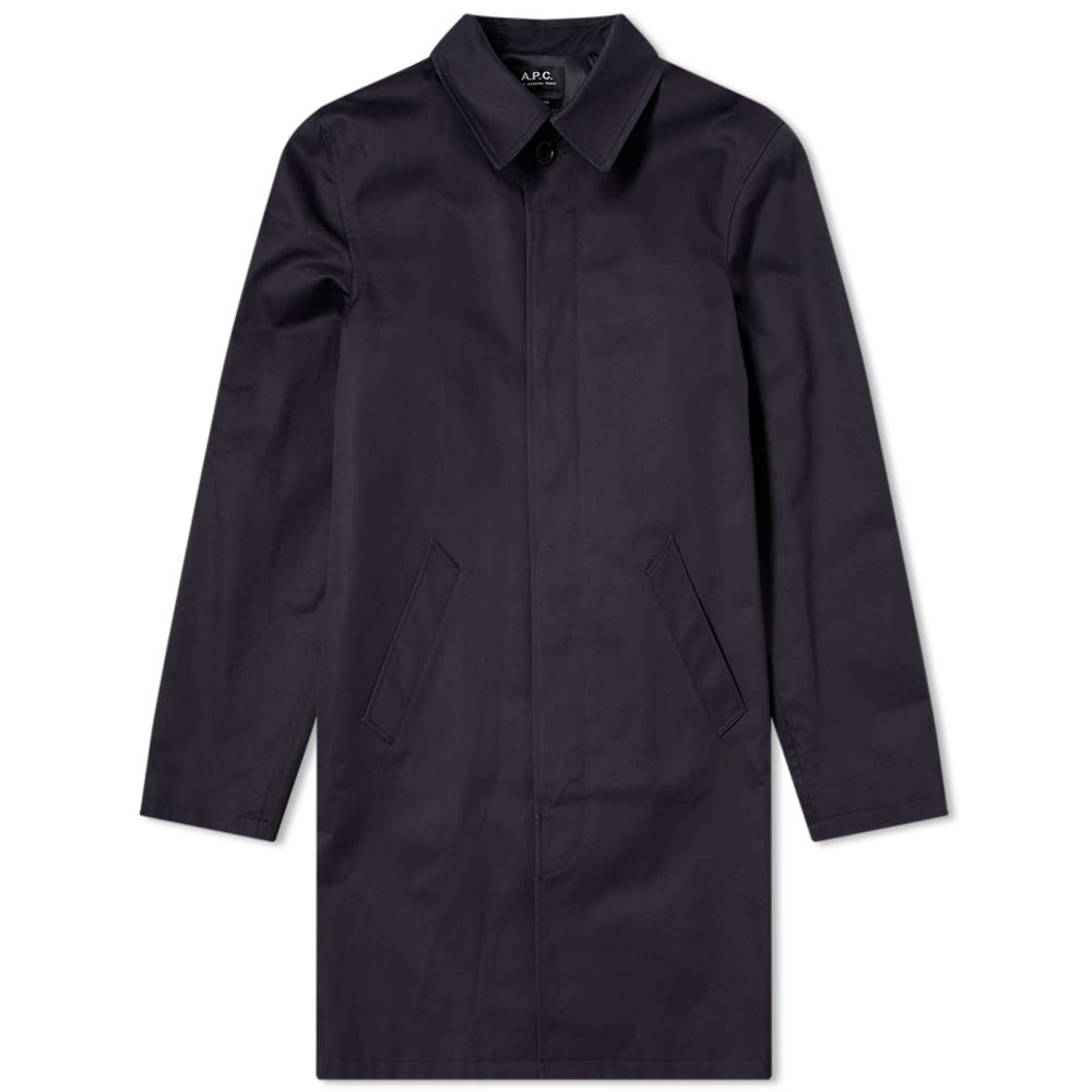 Kabáty A.P.C. City Coat Navy | COZBA-H01103-IAK, 0
