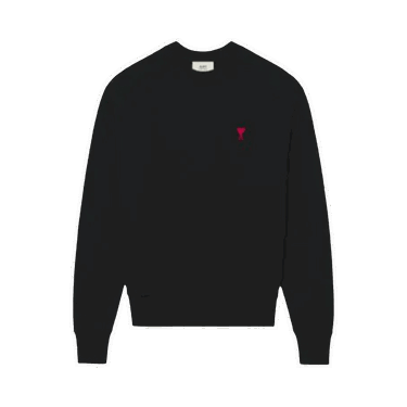 Mikina AMI Sweatshirt Čierna | BFUSW001 730 001, 0