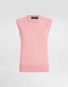 Dolce & Gabbana Cashmere Tank Top with Inside-Out Seams