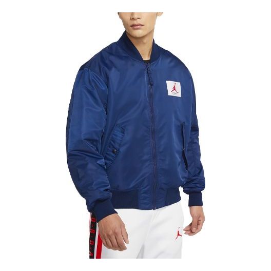 Bomber bunda Jordan Jordan Flight Reversible Bomber Jacket Modrá | CV2243-492, 0