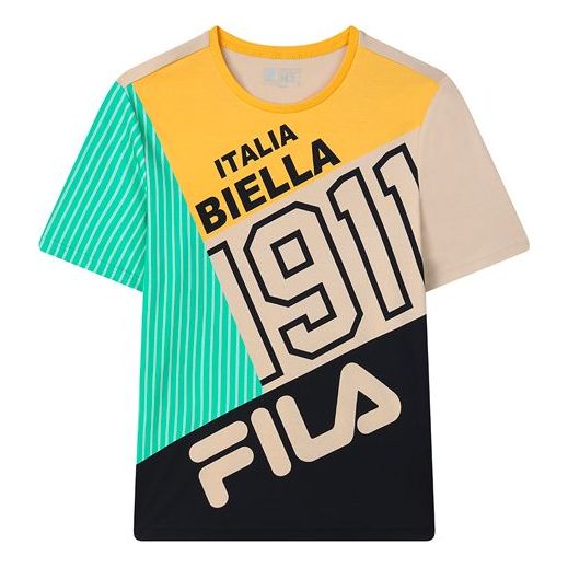 Tričko FILA Contrast Stitching Logo T-Shirt Rôznofarebný | F11M128164F-ZA, 0