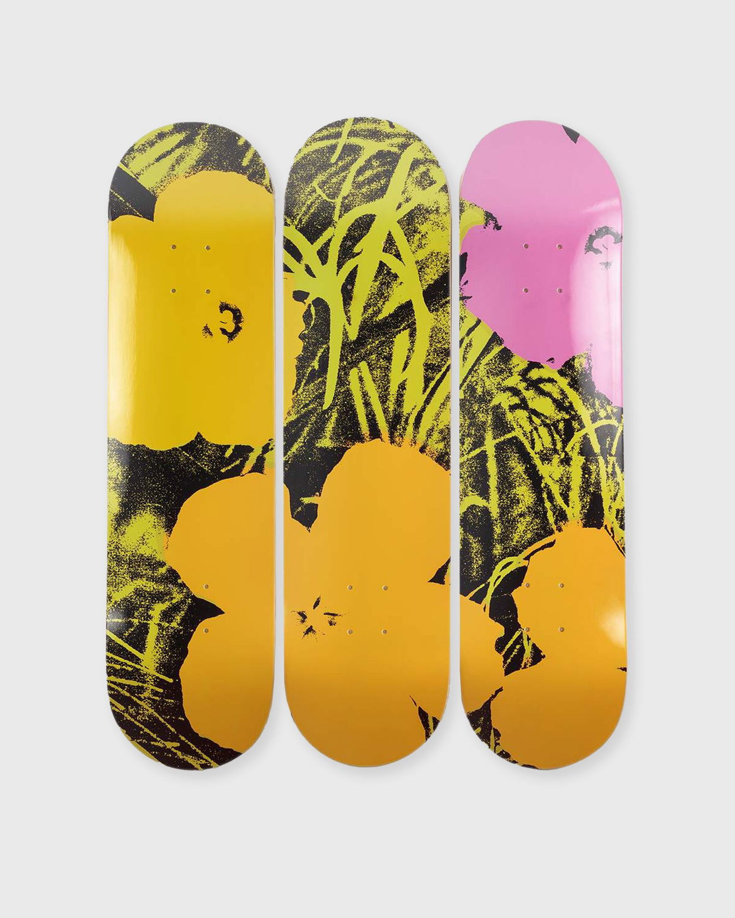 Flexstyle The Skateroom Andy Warhol Flowers Deck Žltá | 5407006111658, 0