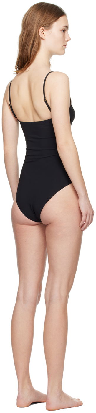 Plavky TOTEME Bra One-Piece Swimsuit Čierna | 212-843-795, 2