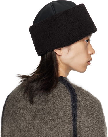 Klobúk OUR LEGACY Our Legacy Blizzard Faux-Fur Trapper Hat Čierna | A4258BD, 2