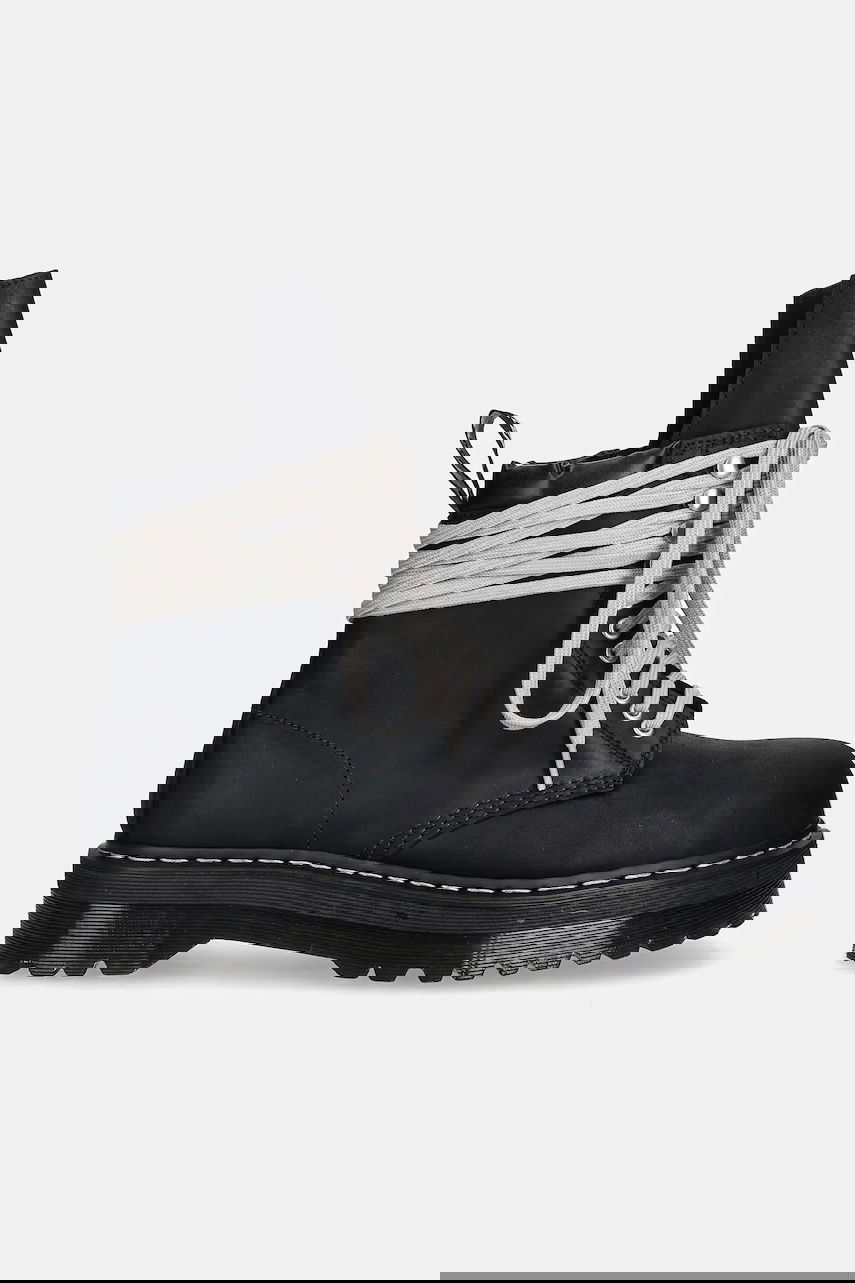 Tenisky a topánky Rick Owens Rick Owens DRKSHDW x Dr. Martens Quad Sole Steel Toe Boot Čierna | DM02E6813.9001, 1
