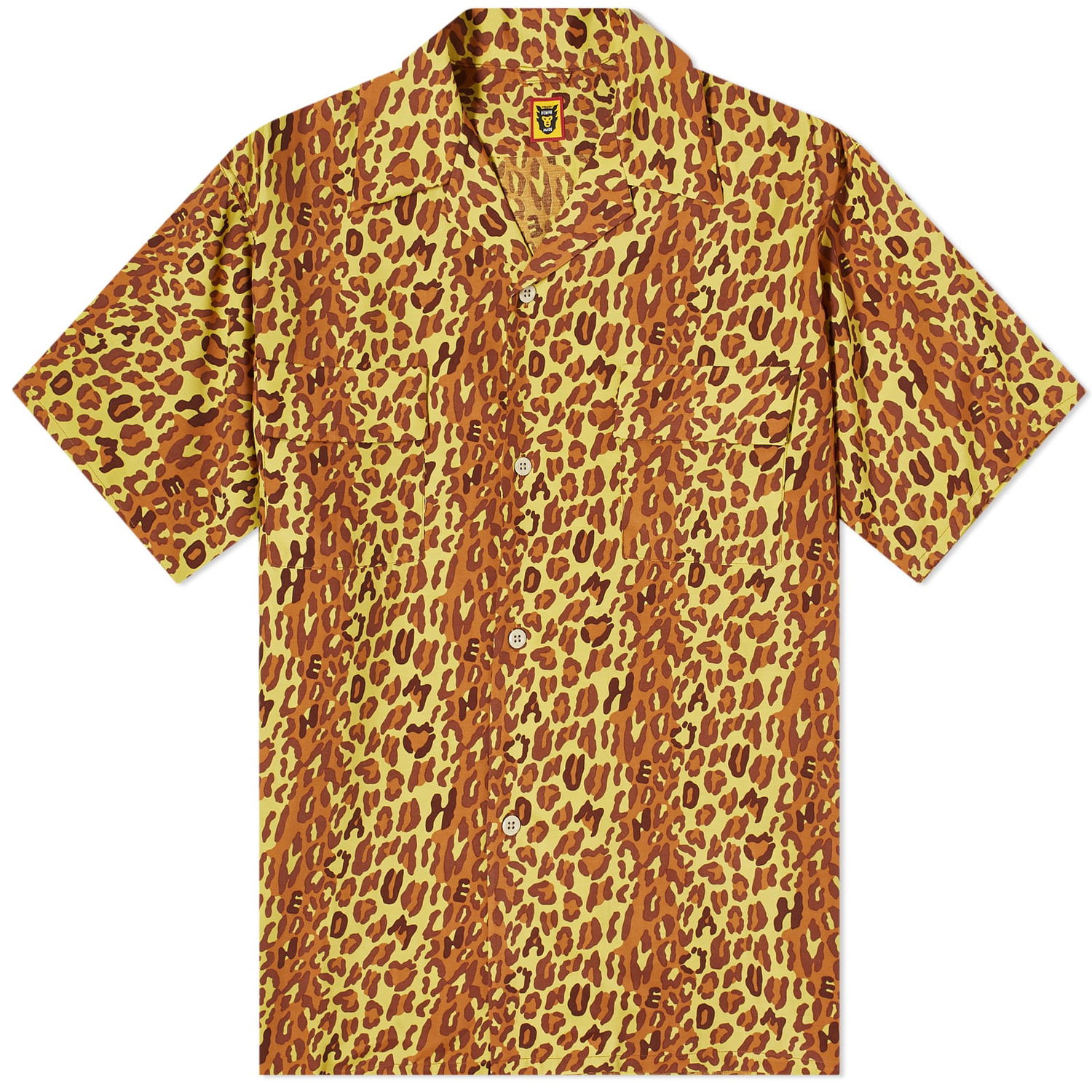 Košeľa Human Made Vacation Leopard Shirt Žltá | HM27SH021-Y, 1