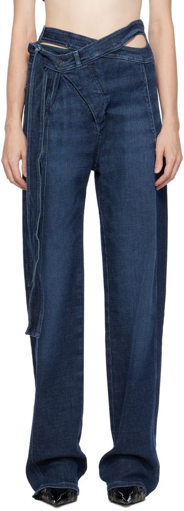 Džínsy Ottolinger Ottolinger Wrap Jeans Modrá | 1700209, 0