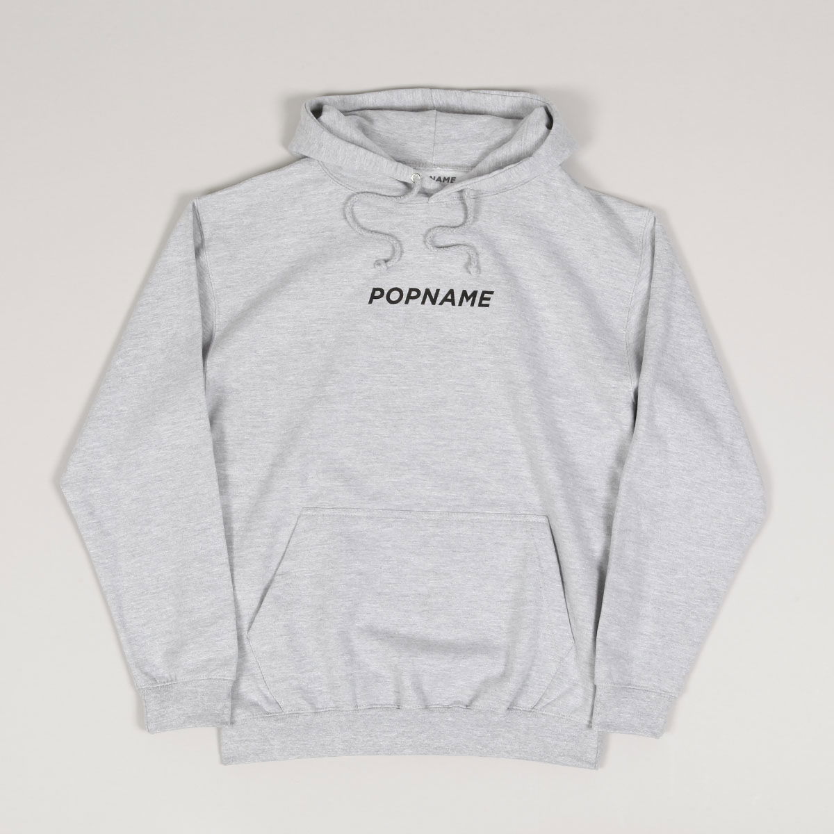 Mikina POPNAME Basic Logo Hoodie Šedá | JH001, 1
