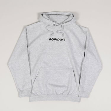 Mikina POPNAME Basic Logo Hoodie Šedá | JH001, 1