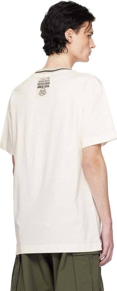Tričko Moncler Moncler Genius x Palm Angels Racing T-Shirt Béžová | J209L8C0000189AKK, 2