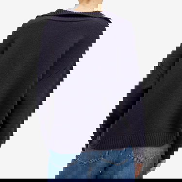 Sveter Max Mara Weekend by Knitted V-Neck Jumper Size Large Modrá | 2425366152600-8, 3