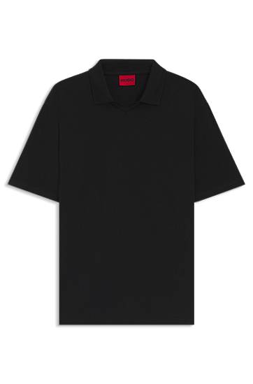 Polo tričko BOSS Relaxed Fit Stretch Cotton Pique Polo Shirt Čierna | 50542770