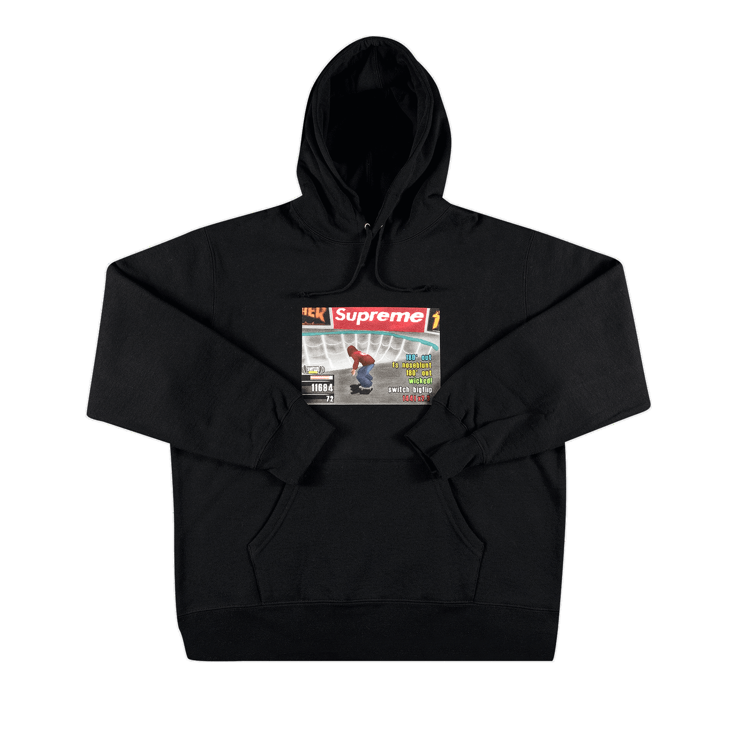 Mikina Supreme Thrasher x Hooded Sweatshirt Čierna | FW21SW98 BLACK, 0