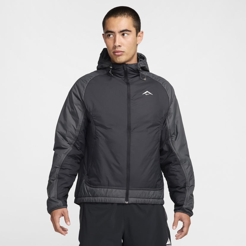 Prešívaná bunda Nike Trail PrimaLoft Running Jacket Čierna | FZ0003-010