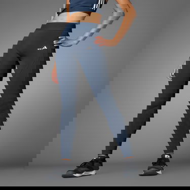 Legíny adidas Performance Ribbed Full-Length Tights Modrá | JC7229, 3