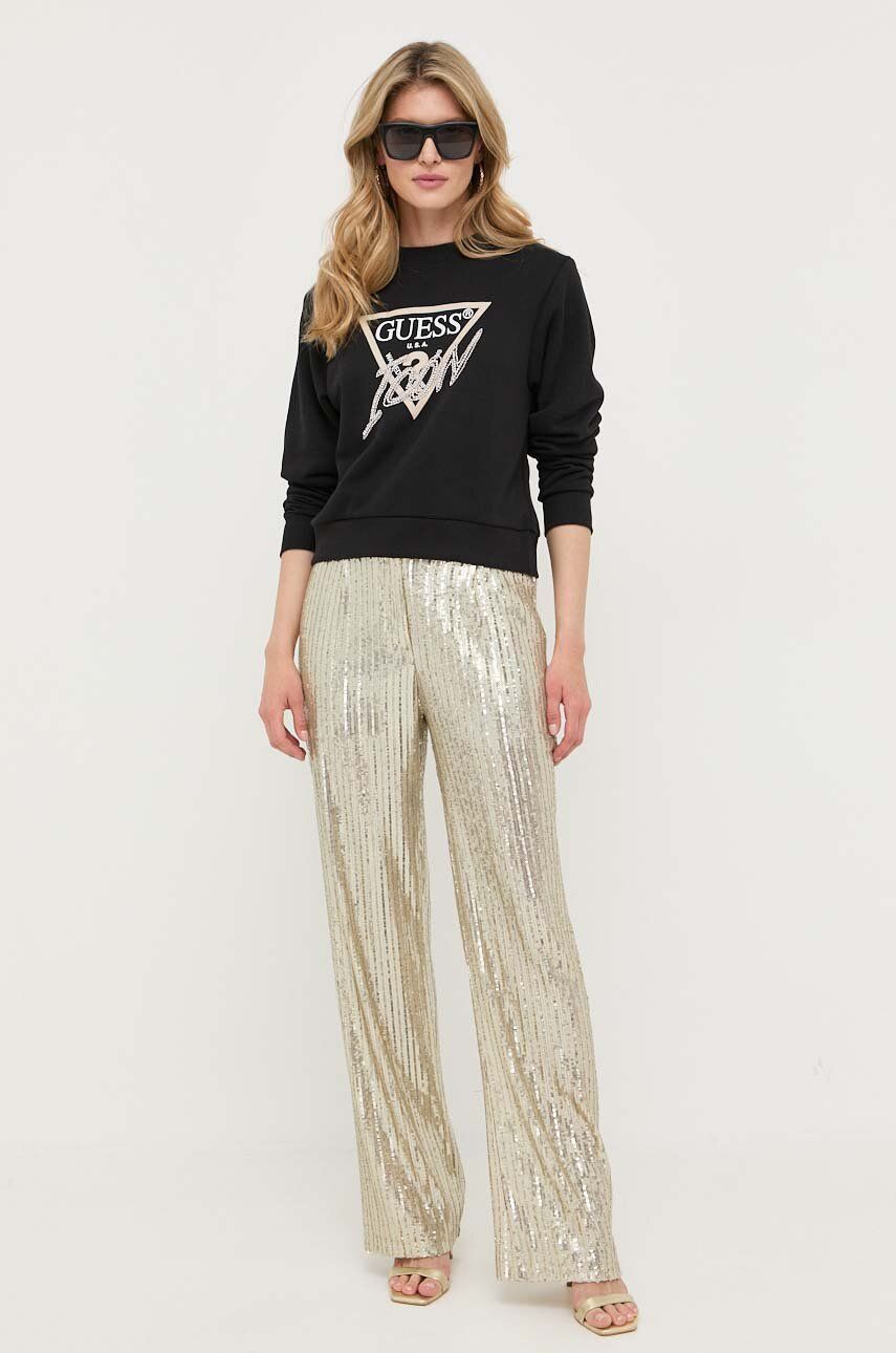 Mikina GUESS Sweatshirt Čierna | W3YQ01.KB683, 0