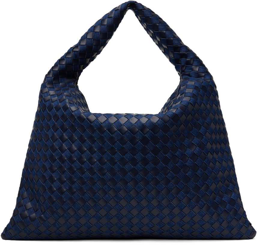 Taška cez rameno Bottega Veneta Large Hop Bag Navy | 795949 V48V1, 0