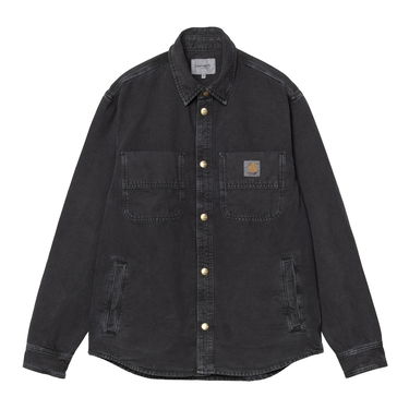 Košeľa Carhartt WIP Black Stone Dyed Shirt Jacket Čierna | I033767_42, 3