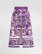 Dolce & Gabbana Majolica Print A-Line Skirt