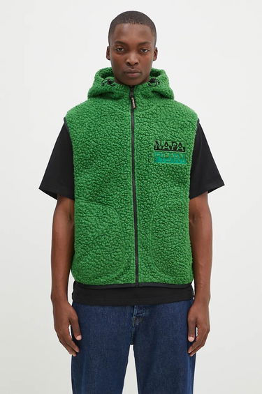 Vesta Napapijri Fleece Vest Zelené | NP0A4HZMG1T1, 0