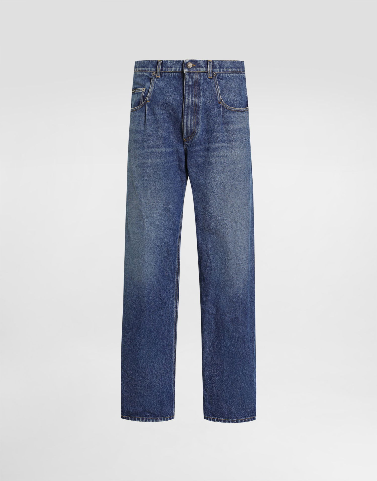Džínsy Dolce & Gabbana Dolce & Gabbana Straight Leg Jeans 46 Modrá | GP0Q8DG8NZ9S9001, 0