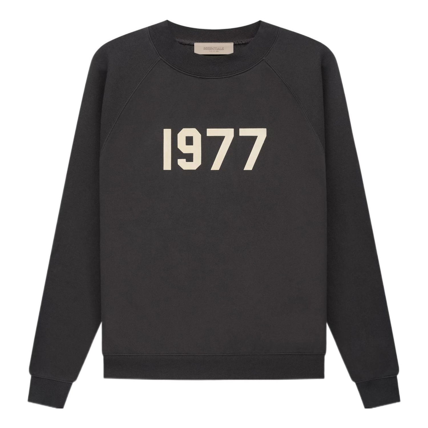 Mikina Fear of God Essentials 1977 Crewneck Sweatshirt Čierna | FOG-SS22-158, 0