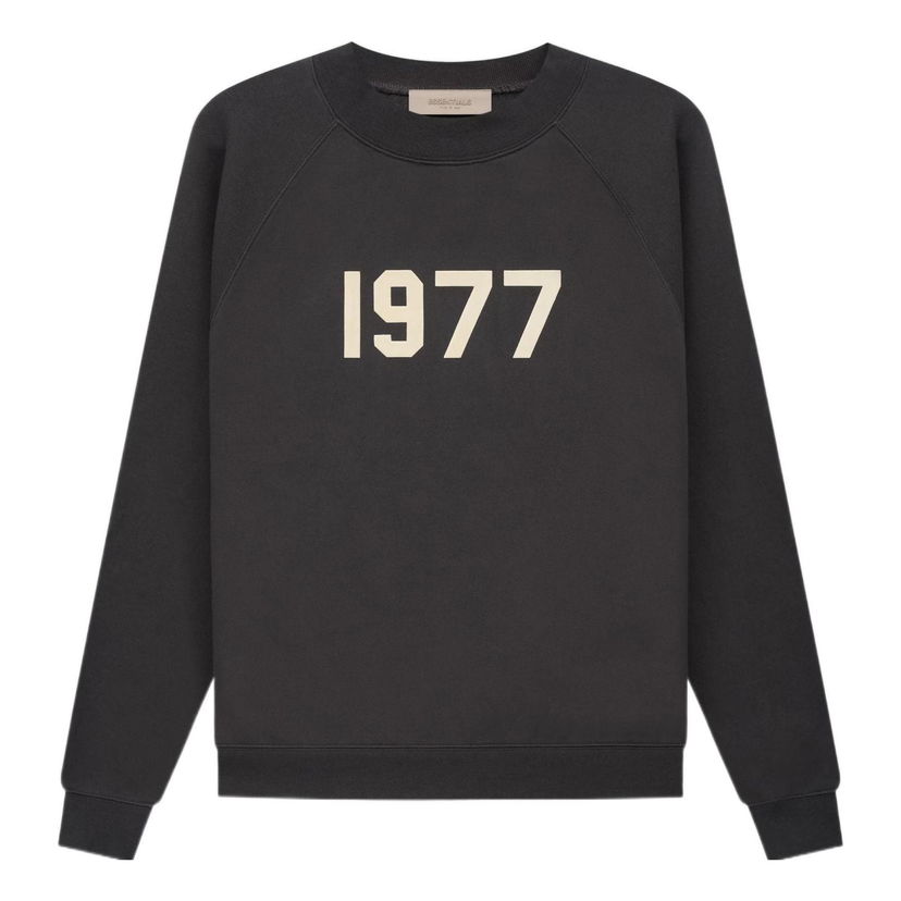 Mikina Fear of God Essentials 1977 Crewneck Sweatshirt Čierna | FOG-SS22-158