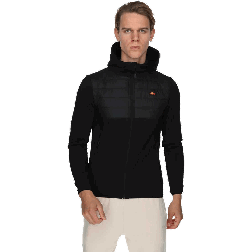Mikina Ellesse TETRIA 2 Padded Panel Full-Zip Hoodie Čierna | SHR18180-506