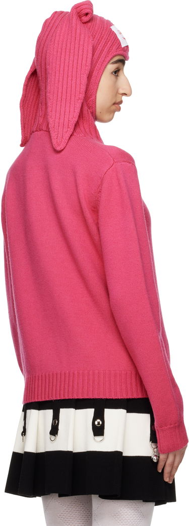 Sveter Charles Jeffrey Loverboy Charles Jeffrey LOVERBOY Merino Rabbit Balaclava Hoodie Ružová | 54090902, 2