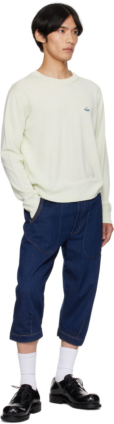 Sveter Vivienne Westwood Vivienne Westwood Alex Round Neck Sweater Zelené | 27010012-Y003K-, 3