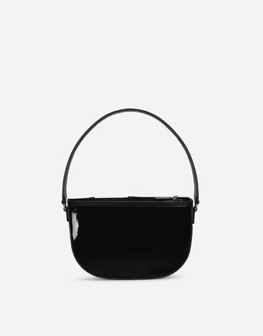 Kabelka Dolce & Gabbana Dolce & Gabbana Patent Leather Shoulder Bag Čierna | EB0242A147180999, 3