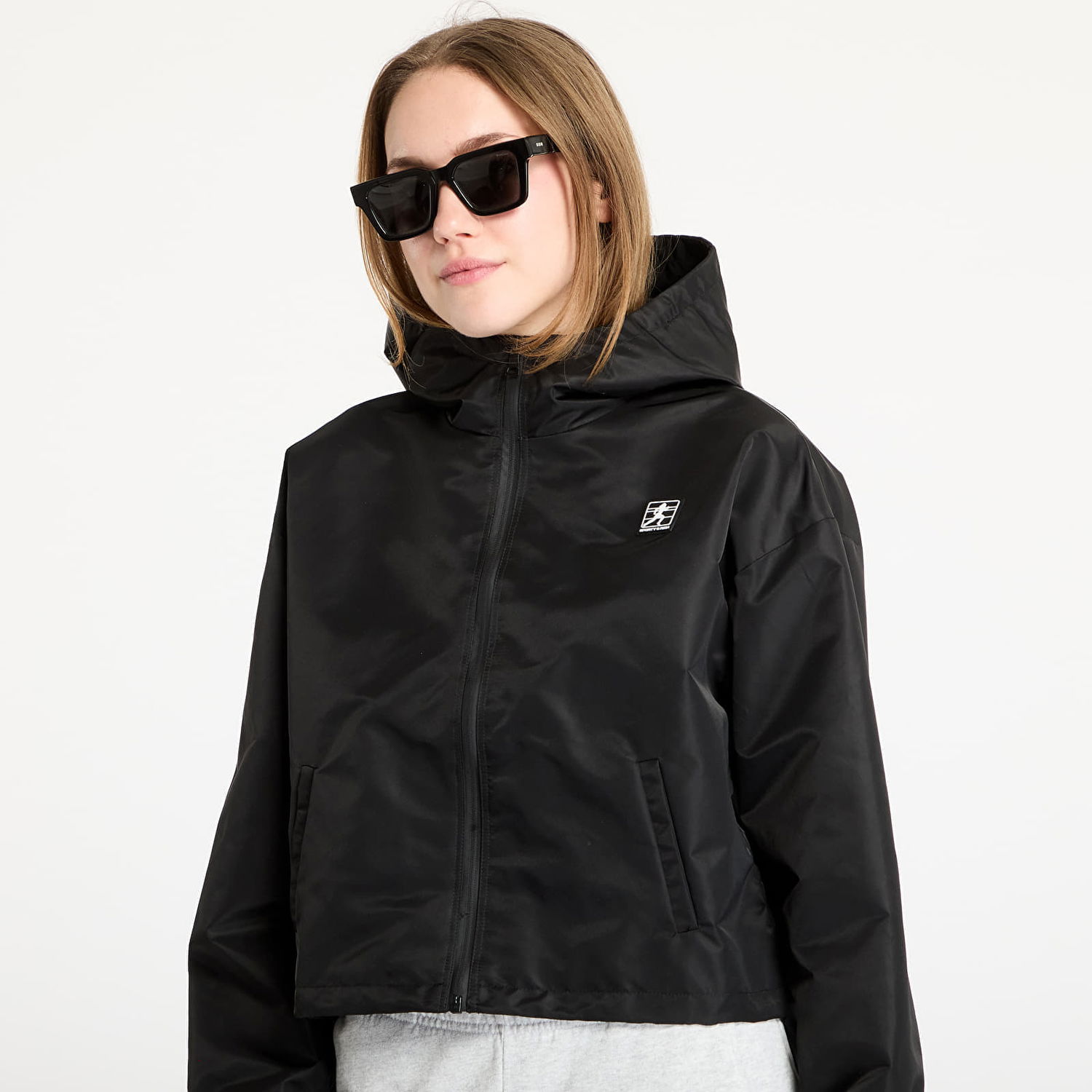 Vetrovka Sporty & Rich Sporty & Rich Running Windbreaker Čierna | JA017514141BA01, 1