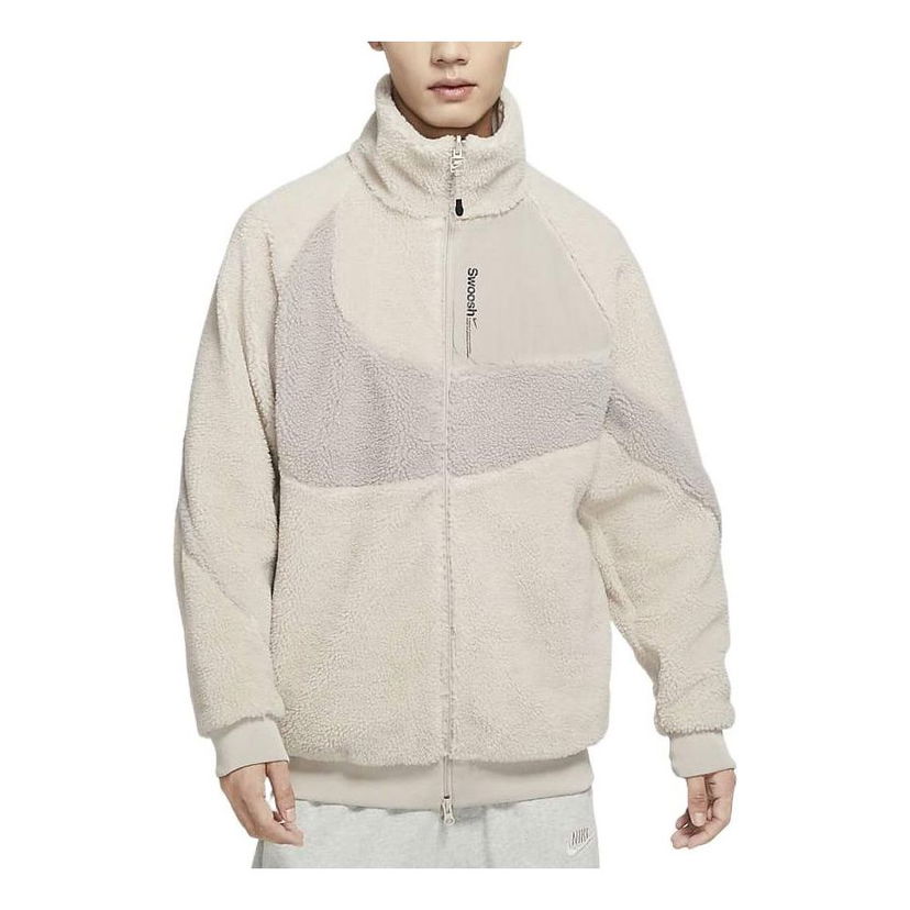 Sveter Nike Big Swoosh Zip-Up Jacket Béžová | FB1910-236