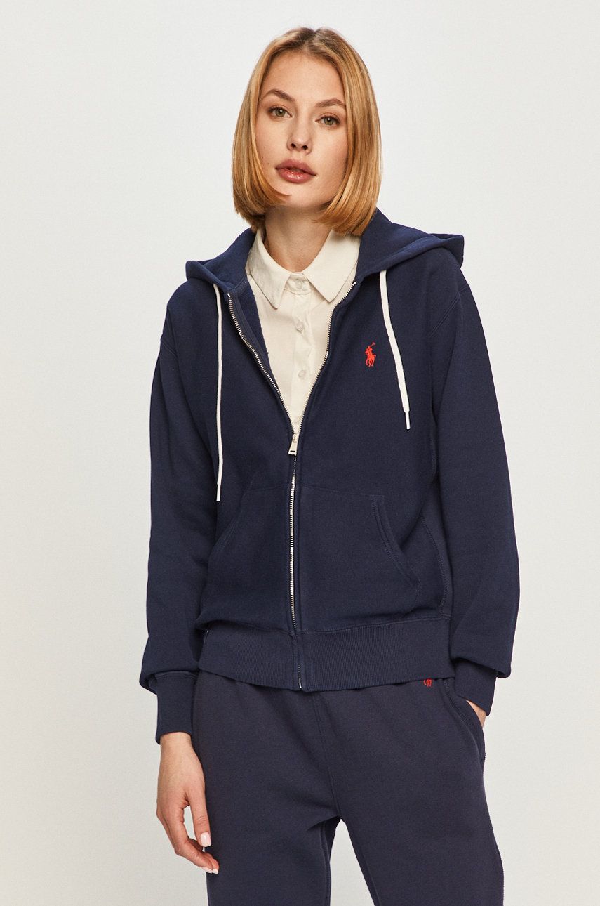 Mikina Polo by Ralph Lauren Blend Logo Embroidery Hoodie Navy | 211794396003, 0