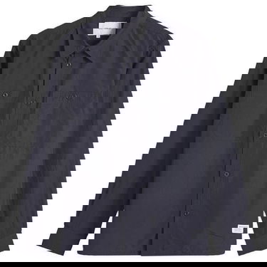 Košeľa NORSE PROJECTS Silas Tech Poplin Shirt 2.0, Size Large Navy | N40-0825-7004, 0