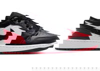 Jordan 1 Low Bred Toe 2.0 (GS)