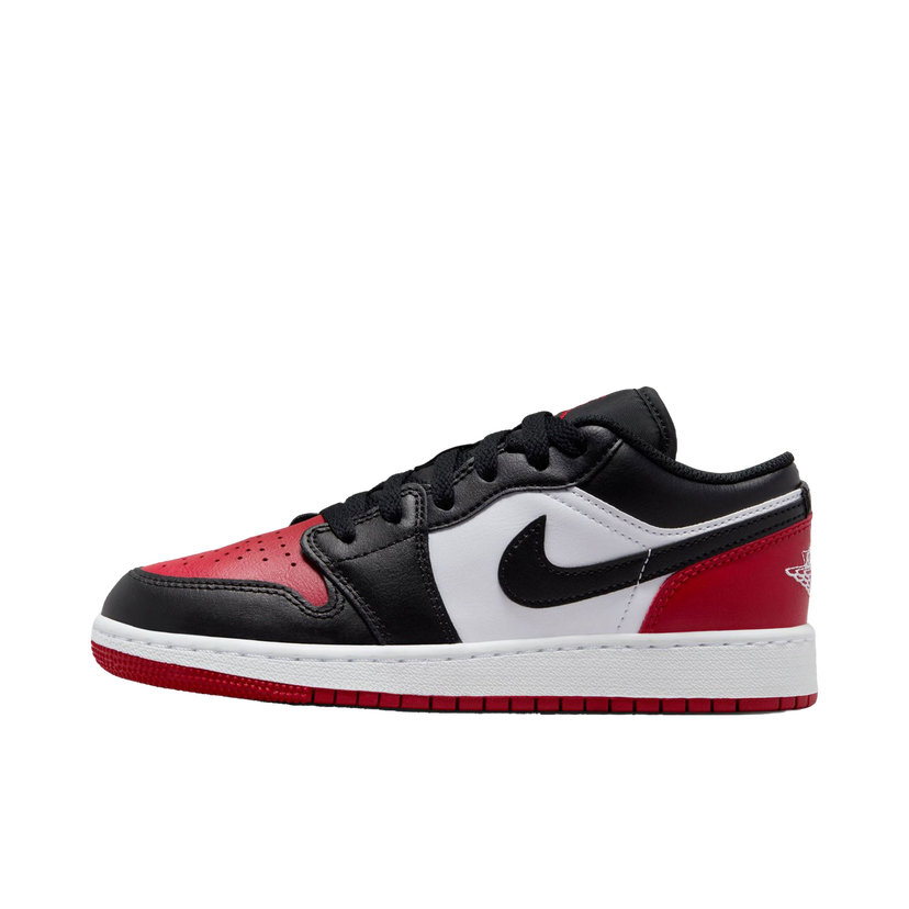 Tenisky a topánky Jordan Jordan 1 Low Bred Toe 2.0 (GS) Čierna | 553560-161