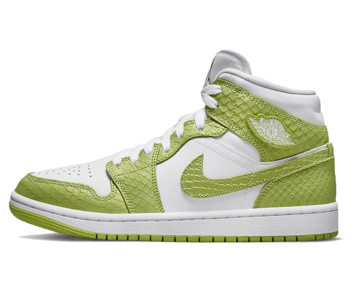 Air Jordan 1 Mid "Green Python" W