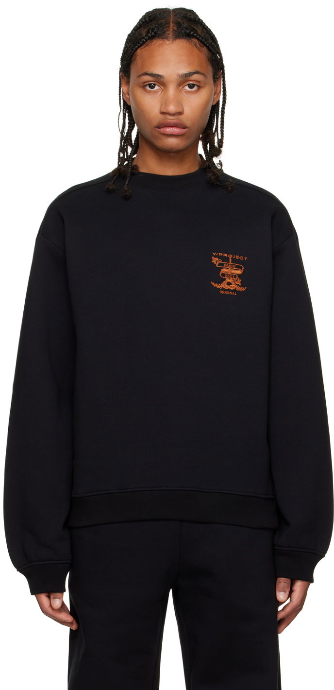 Mikina Y/PROJECT Embroidered Sweatshirt Čierna | SWEAT52-S25, 0