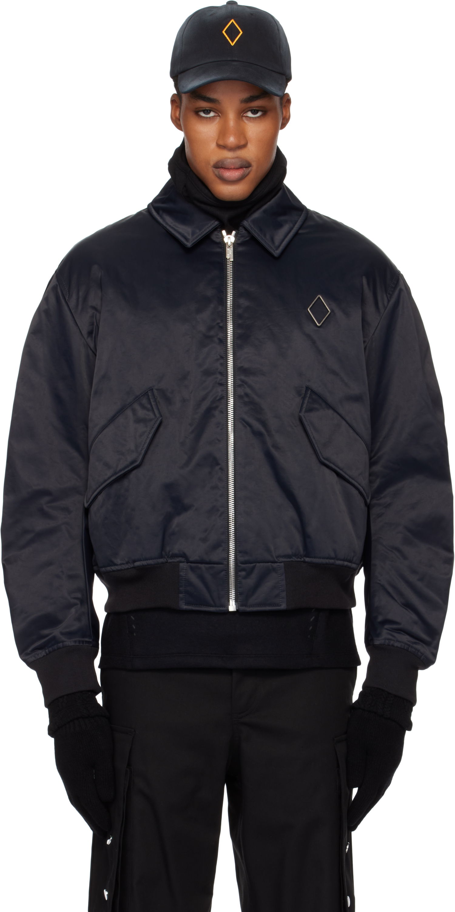 Bomber bunda A-COLD-WALL* Cinch Bomber Jacket Čierna | ACWMO267, 0